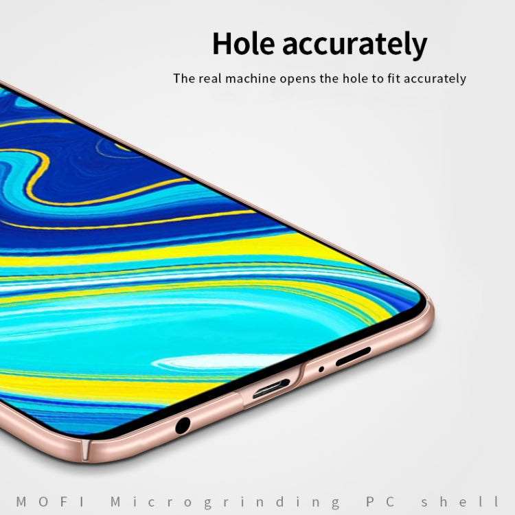 For Xiaomi RedMi Note9S/Note9Pro  MOFI Frosted PC Ultra-thin Hard C(Blue)