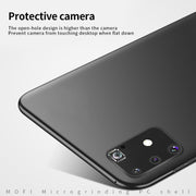 For Samsung Galaxy A91/S10Lite MOFI Frosted PC Ultra-thin Hard C(Black)