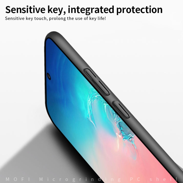 For Samsung Galaxy A91/S10Lite MOFI Frosted PC Ultra-thin Hard C(Blue)