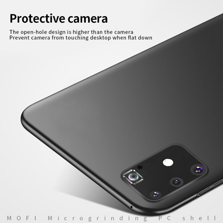 For Samsung Galaxy A91/S10Lite MOFI Frosted PC Ultra-thin Hard C(Blue)