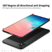 For Samsung Galaxy A91/S10Lite MOFI Frosted PC Ultra-thin Hard C(Blue)