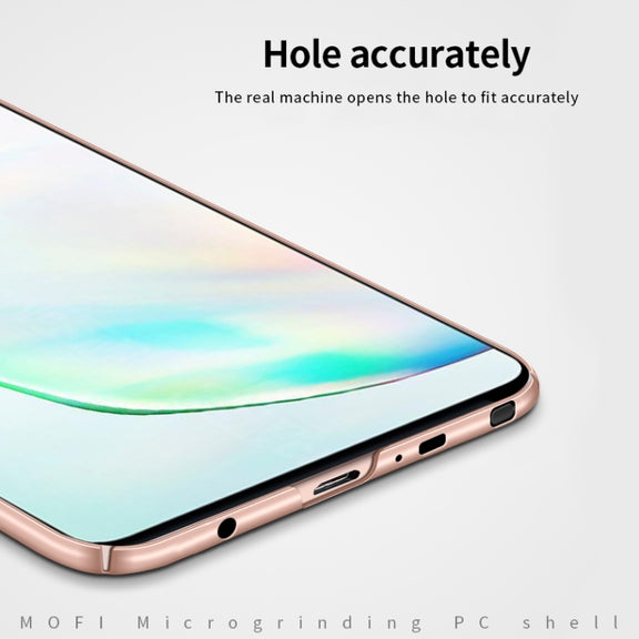 For Samsung Galaxy A81/Note10Lite MOFI Frosted PC Ultra-thin Hard C(Black)