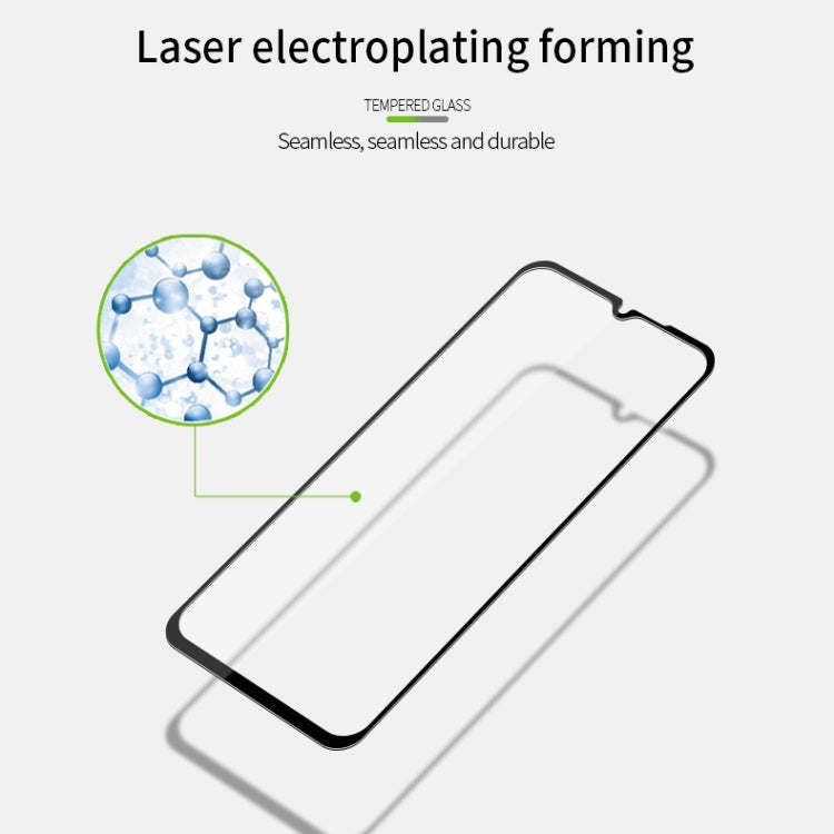 For Xiaomi RedMi 9 MOFI 9H 2.5D Full Screen Tempered Glass Film(Black)