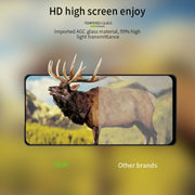 For Xiaomi Redmi Note 9 MOFI 9H 3D Explosion-proof Curved Screen Tempered Glass Film(Black)