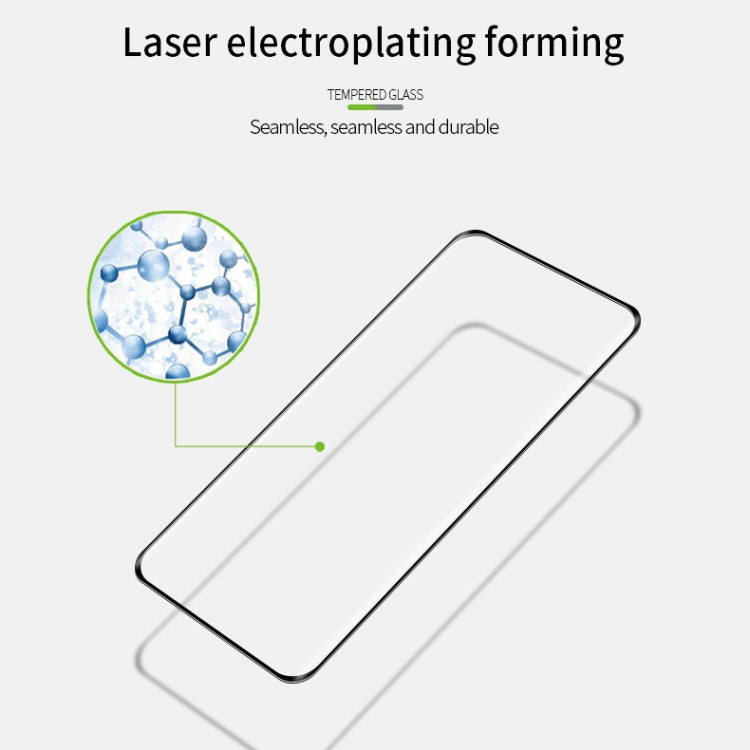 For Huawei P40 Pro / P40 Pro+ MOFI 9H 3D Explosion Proof Thermal Bending Full Screen Covered Tempered Glass Film(Black)