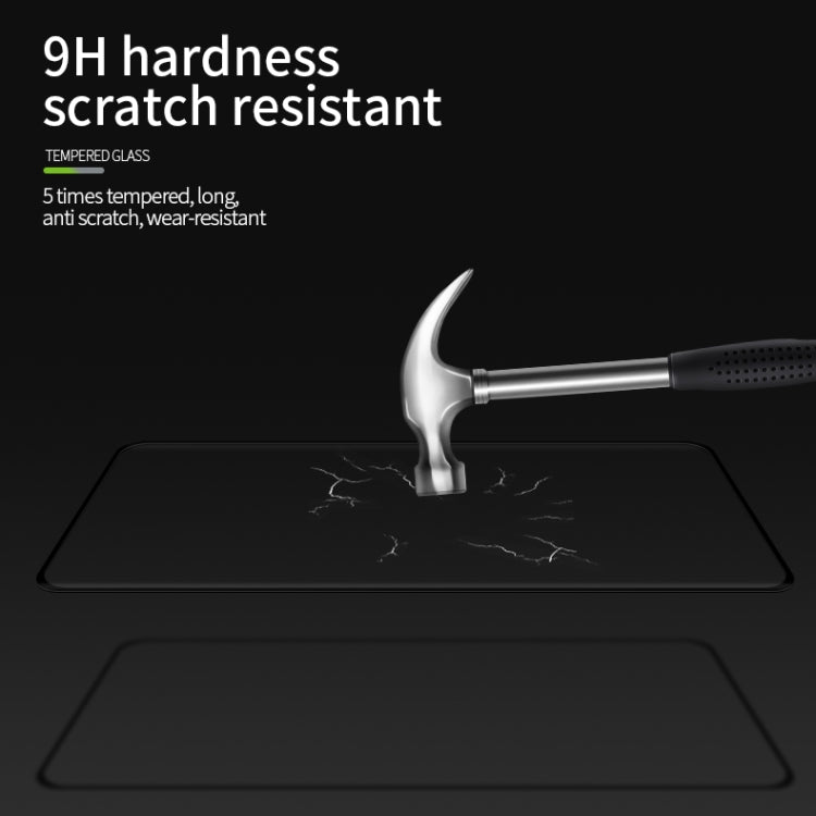 For OnePlus 8 MOFI 9H 3D Explosion Proof Thermal Bending Full Screen Covered Tempered Glass Film(Black)