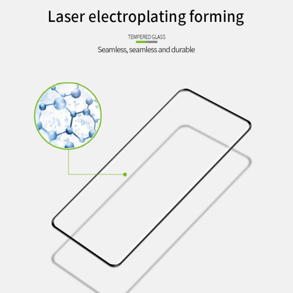 For OnePlus 8 MOFI 9H 3D Explosion Proof Thermal Bending Full Screen Covered Tempered Glass Film(Black)