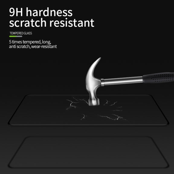 For OnePlus 8 Pro MOFI 9H 3D Explosion Proof Thermal Bending Full Screen Covered Tempered Glass Film(Black)
