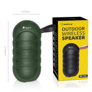 NewRixing NR-106 Mini Portable Stereo Bluetooth Speaker, Support Hands-free Calling & TF Card Slot & FM(Black)