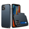 For iPhone 12 mini Shockproof Rugged Armor Protective Case with Card Slot(Dark Blue) - iPhone 12 mini Cases by PMC TechLife | Online Shopping South Africa | PMC TechLife