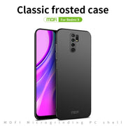 For Xiaomi Redmi 9 MOFI Frosted PC Ultra-thin Hard Case(Red)