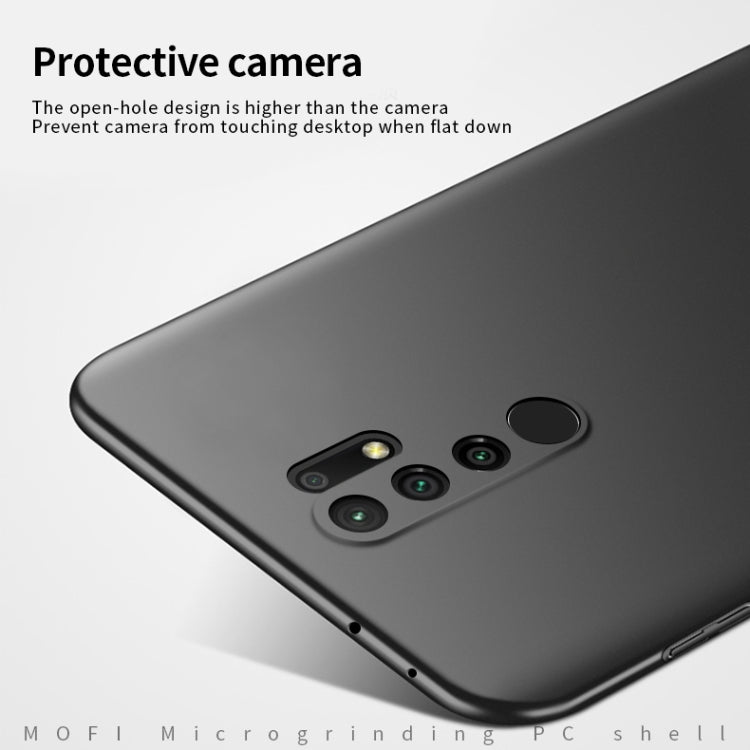 For Xiaomi Redmi 9 MOFI Frosted PC Ultra-thin Hard Case(Red)