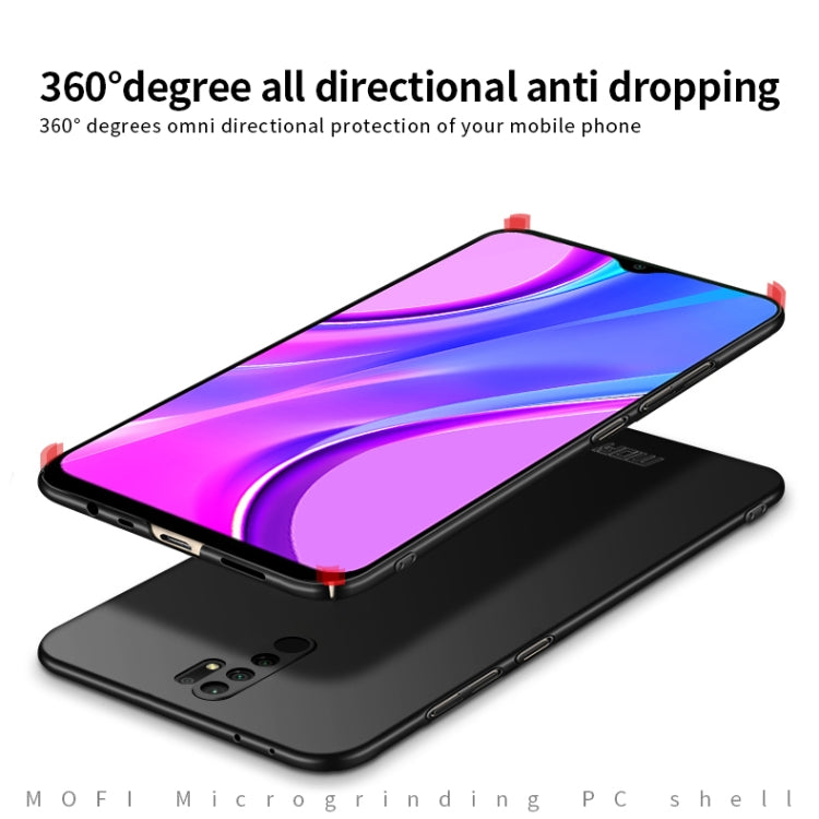 For Xiaomi Redmi 9 MOFI Frosted PC Ultra-thin Hard Case(Red)