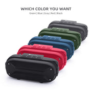 NewRixing NR-3023 Portable Stereo Wireless Bluetooth Speaker, Built-in Microphone, Support TF Card / FM(Blue)