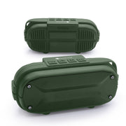 NewRixing NR-3023 Portable Stereo Wireless Bluetooth Speaker, Built-in Microphone, Support TF Card / FM(Green)