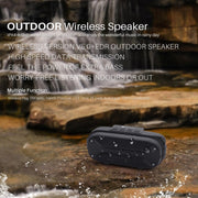 NewRixing NR-3023 Portable Stereo Wireless Bluetooth Speaker, Built-in Microphone, Support TF Card / FM(Green)