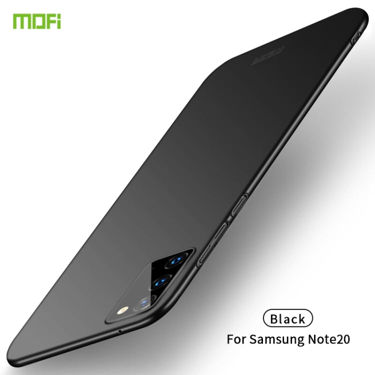 For Samsung Galaxy Note20 MOFI Frosted PC Ultra-thin Hard Case(Black)
