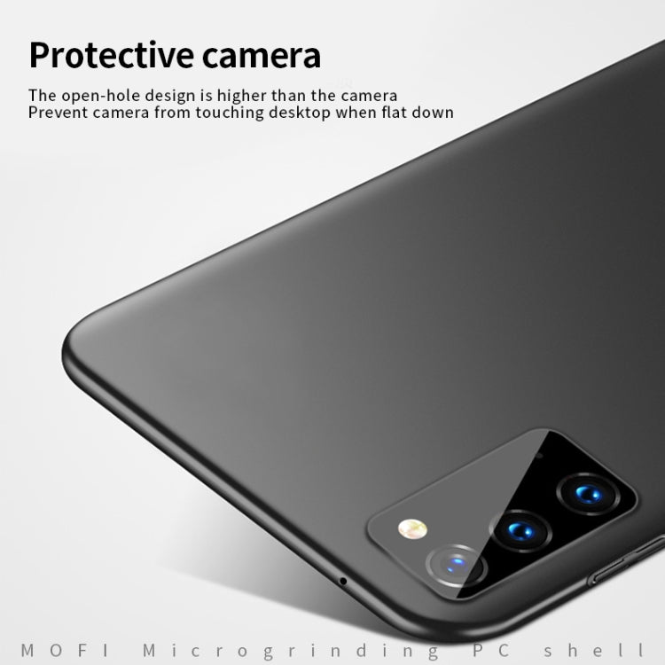 For Samsung Galaxy Note20 MOFI Frosted PC Ultra-thin Hard Case(Black)
