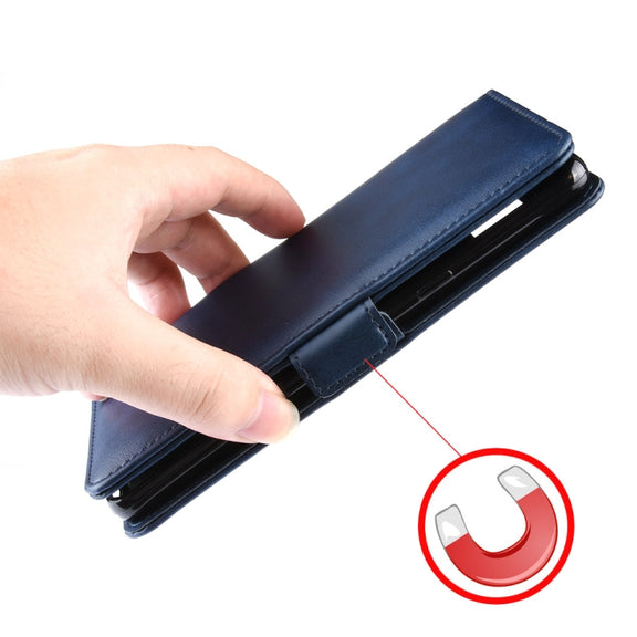 For TCL 10 Pro Dual-side Magnetic Buckle Horizontal Flip Leather Case with Holder & Card Slots & Wallet(Brown)
