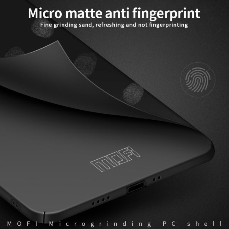 For iPhone 12 mini MOFI Frosted PC Ultra-thin Hard Case(Black)