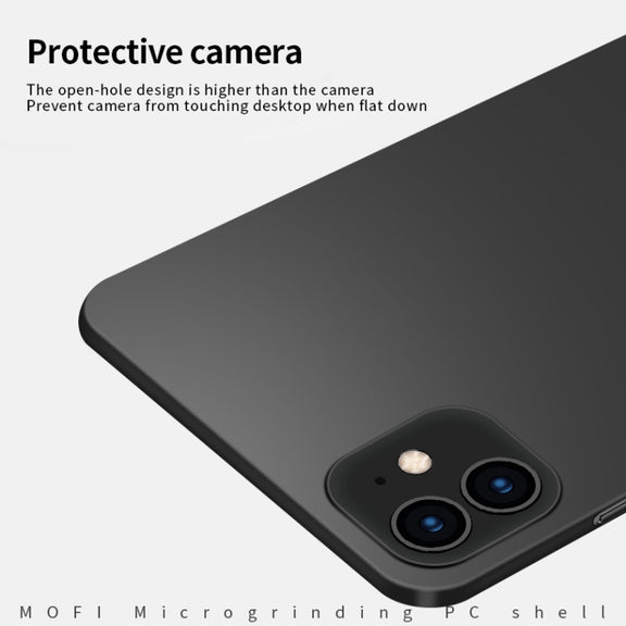 For iPhone 12 mini MOFI Frosted PC Ultra-thin Hard Case(Red)