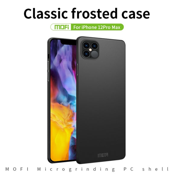 For iPhone 12 Pro Max MOFI Frosted PC Ultra-thin Hard Case(Gold)