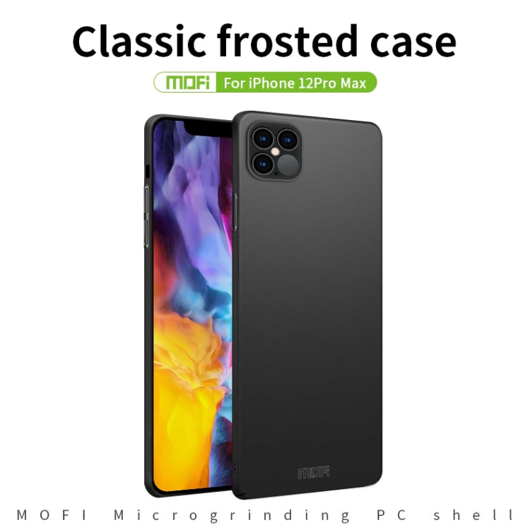 For iPhone 12 Pro Max MOFI Frosted PC Ultra-thin Hard Case(Red)