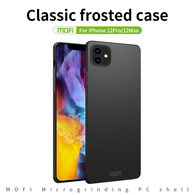 For iPhone 12 / 12 Pro MOFI Frosted PC Ultra-thin Hard Case(Red)