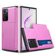 For Samsung Note20 Ultra Shockproof Rugged Armor Protective Case with Card Slot(Pink) - Galaxy Note20 Ultra Cases by PMC TechLife | Online Shopping South Africa | PMC TechLife