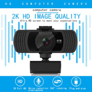 Richwell PC-06 Mini 360 Degrees Rotating 4.0 MP HD Auto Focus PC Webcam with Noise Reduction Microphone