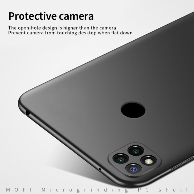 For Xiaomi Redmi 9C MOFI Frosted PC Ultra-thin Hard Case(Blue)