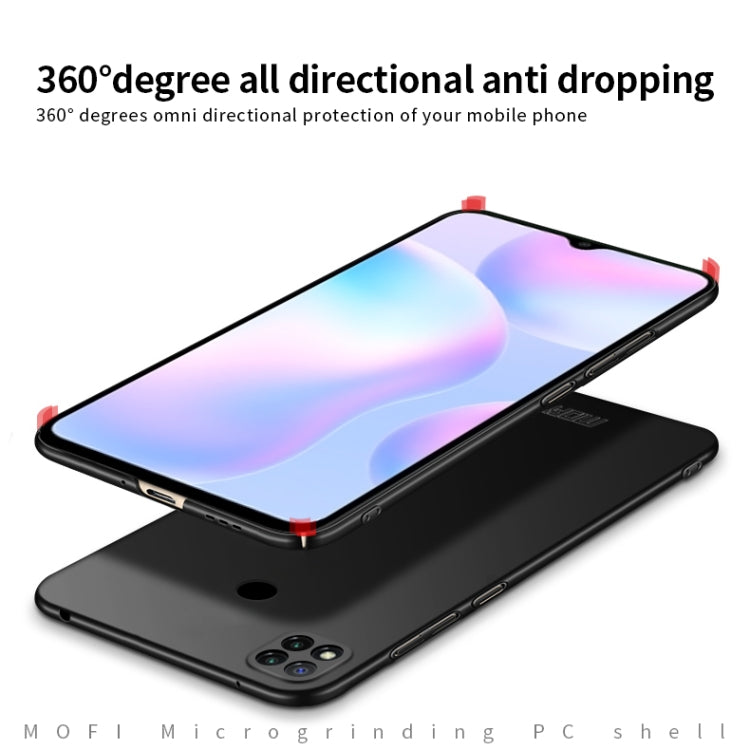 For Xiaomi Redmi 9C MOFI Frosted PC Ultra-thin Hard Case(Blue)