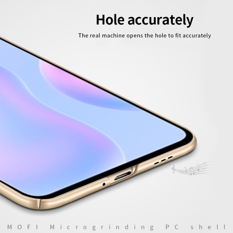 For Xiaomi Redmi 9C MOFI Frosted PC Ultra-thin Hard Case(Blue)