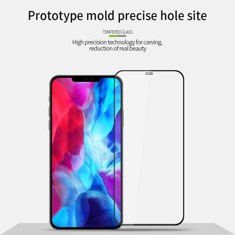 For iPhone 12 mini MOFI 9H 2.5D Full Screen Tempered Glass Film(Black)