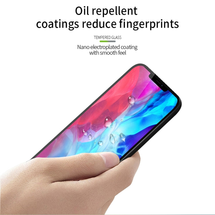 For iPhone 12 mini MOFI 9H 2.5D Full Screen Tempered Glass Film(Black)