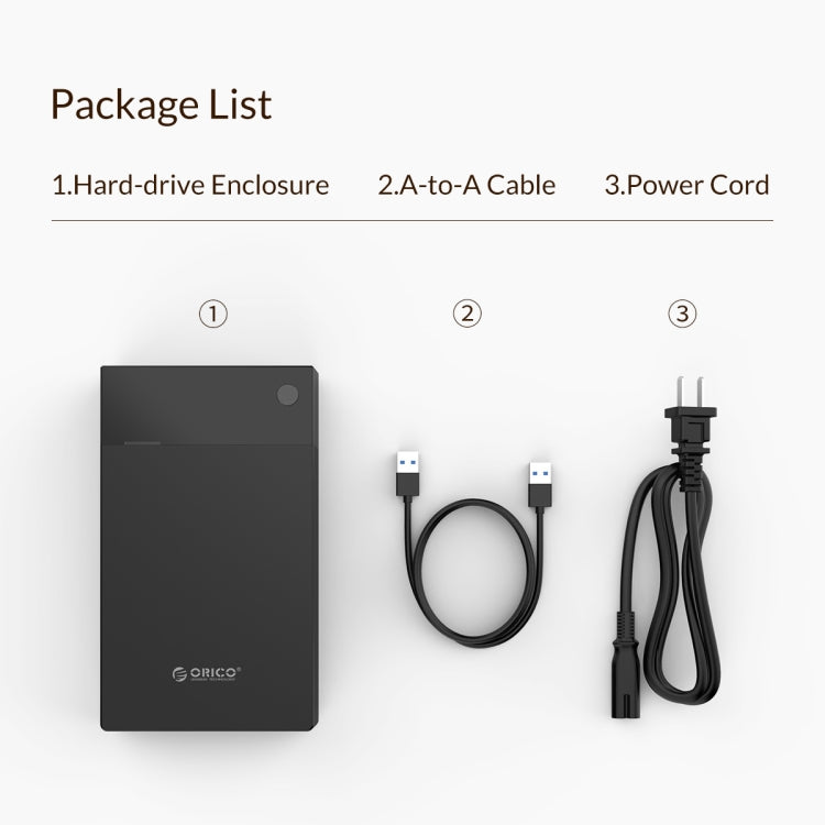 ORICO 3599U3 3.5-Inch Portable Hard-Drive Enclosure