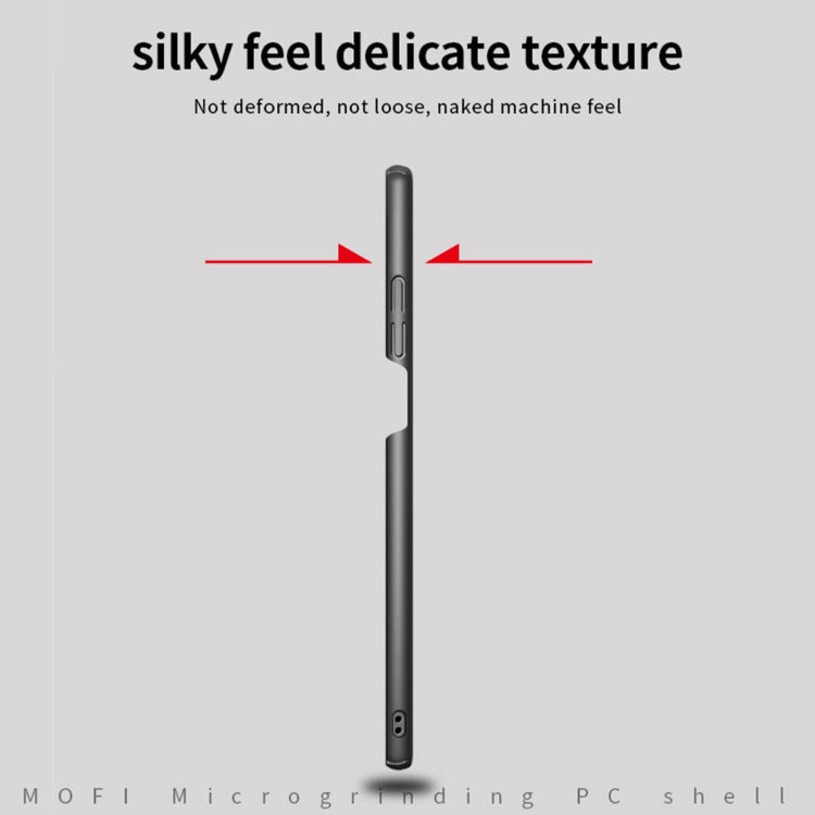 For Xiaomi POCO X3/X3 NFC MOFI Frosted PC Ultra-thin Hard Case(Black)