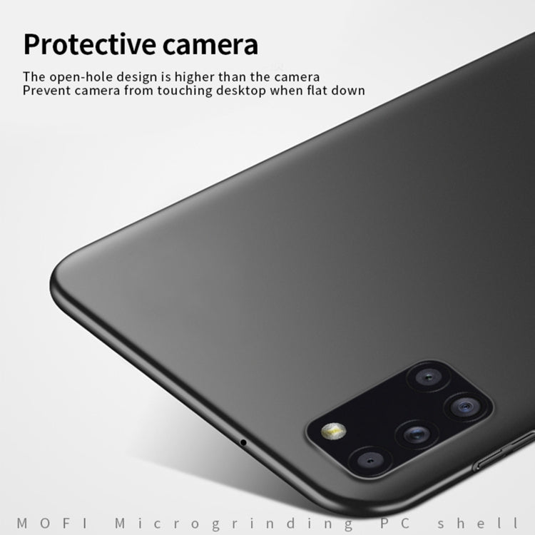 For Samsung Galaxy A31 MOFI Frosted PC Ultra-thin Hard Case(Gold)