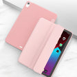 For iPad Air 11 2024 / Air 2022 10.9 Three-folding Surface Leather Matte TPU Bottom Smart Tablet Case(Rose gold) - iPad Air (2022) / (2020) 10.9 Cases by PMC TechLife | Online Shopping South Africa | PMC TechLife | Buy Now Pay Later Mobicred