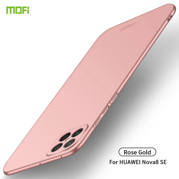 For Huawei nova 8 SE MOFI Frosted PC Ultra-thin Hard Case (Rose gold)