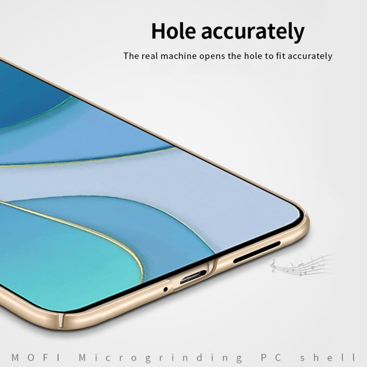 For OnePlus 8T MOFI Frosted PC Ultra-thin Hard Case (Blue)