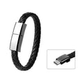 XJ-27 3A USB to USB-C / Type-C Creative Bracelet Data Cable, Cable Length: 22.5cm(Black) - free shipping - PMC TechLife - Order now!