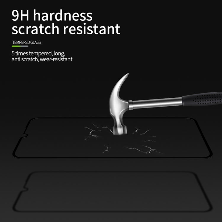 For Xiaomi Poco M3 MOFI 9H 2.5D Full Screen Tempered Glass Film(Black)