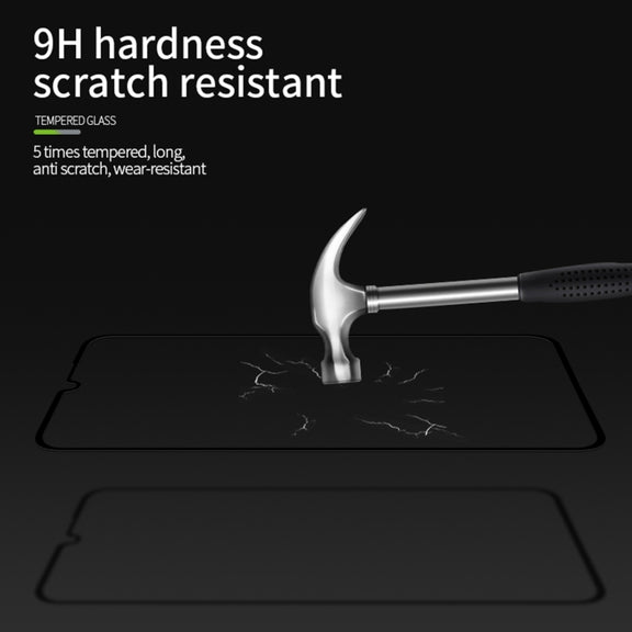 For Xiaomi Poco M3 MOFI 9H 2.5D Full Screen Tempered Glass Film(Black)