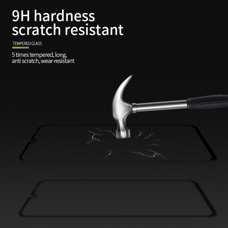 For Xiaomi Poco M3 MOFI 9H 3D Explosion-proof Curved Screen Tempered Glass Film(Black)