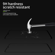 For Xiaomi Poco M3 MOFI 9H 3D Explosion-proof Curved Screen Tempered Glass Film(Black)