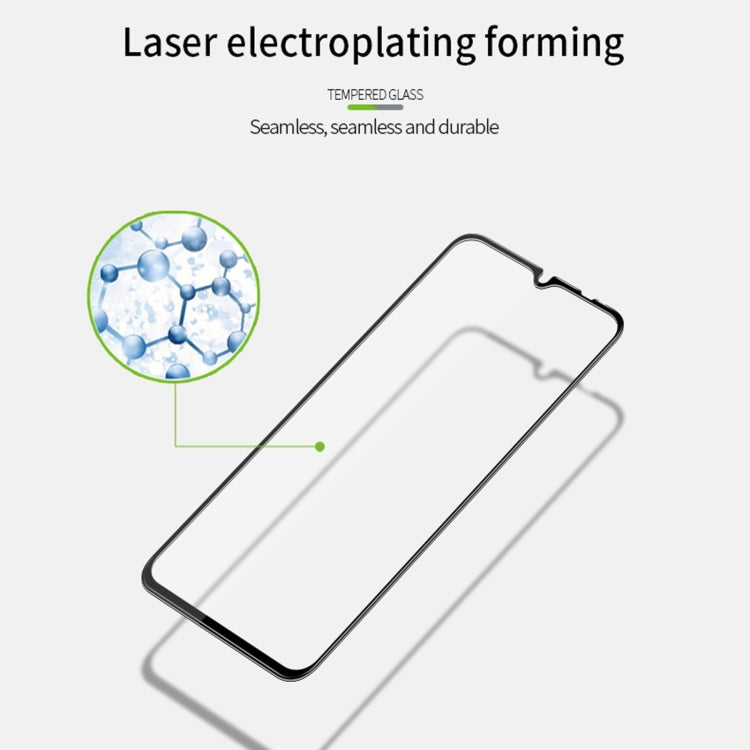 For Xiaomi Poco M3 MOFI 9H 3D Explosion-proof Curved Screen Tempered Glass Film(Black)