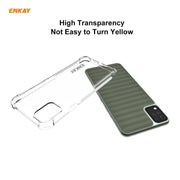 For LG K42 Hat-Prince ENKAY Clear TPU Shockproof Case Soft Anti-slip Cover