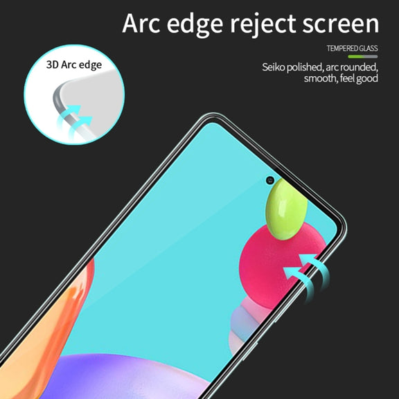 For Samsung Galaxy A52 5G / 4G MOFI 9H 3D Explosion-proof Curved Screen Tempered Glass Film