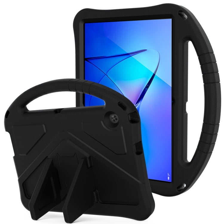 For Huawei MediaPad T3 10 EVA Flat Anti Falling Protective Case Shell with Holder(Black)